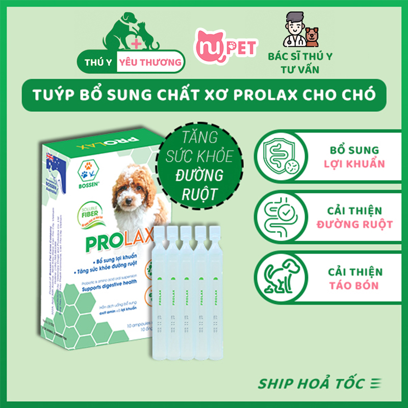 Prolax chó bossen bổ sung chất xơ