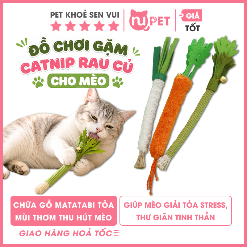 Đồ gặm cho catnip hình rau quả Nupet 11