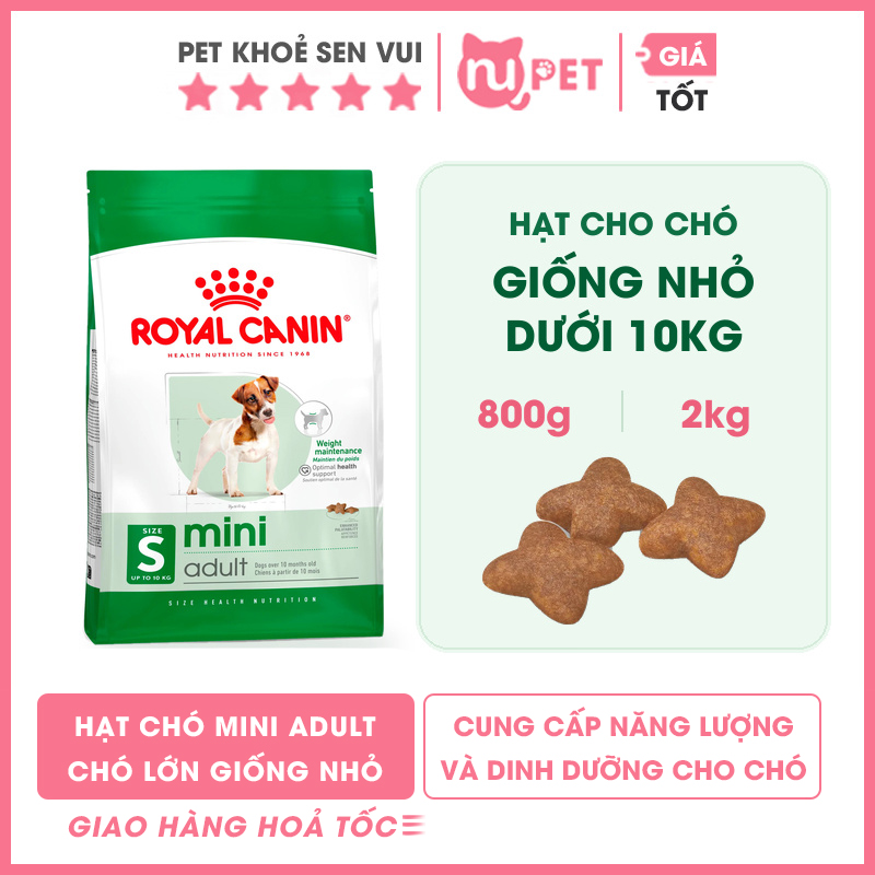 Hạt chó Royal canin mini adult Nupet 9