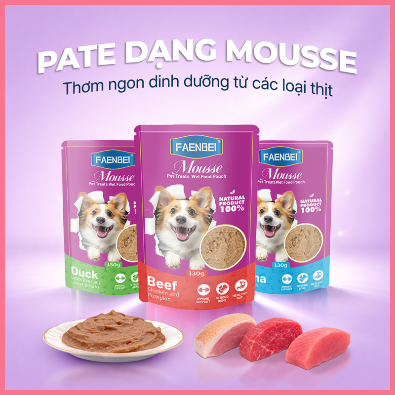 pate-cho-dang-mousse-faenbei-goi-130g-9 pate chó dạng mousse faenbei gọi 130g 9